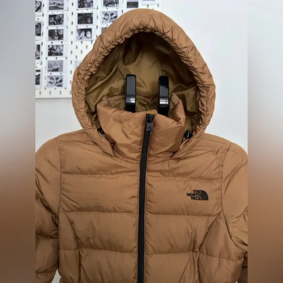 The North Face Tan Hooded Jacket - Picture 2 of 6